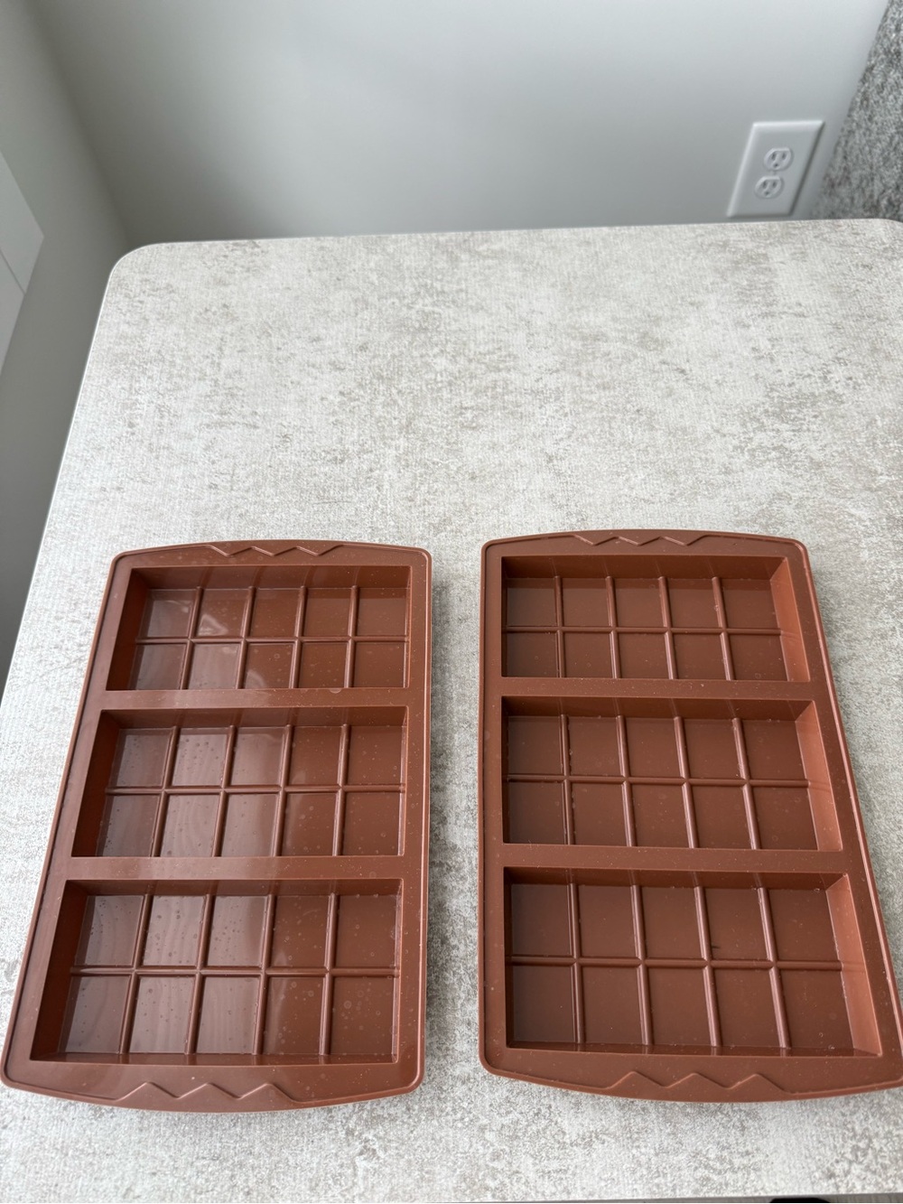 Target Brown Silicone Chocolate Bar Mold Tray Set
